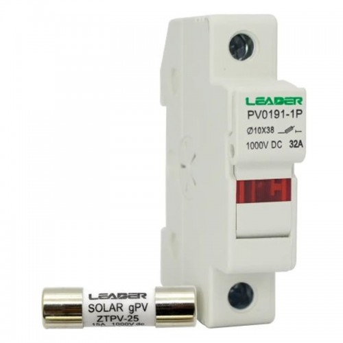 Держатель предохранителя постоянного тока LEADER 1P 1000В PV0191-1P