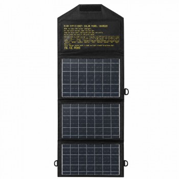Солнечная панель SOLAR ML-25W 2USB выхода 3.8А/ DC 1.5A (для зарядки телефонов, планшета и т.п) — изображение 2